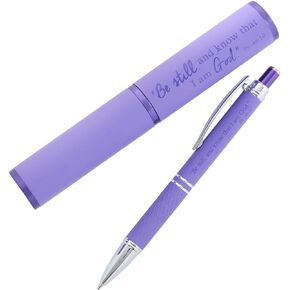 Christian Art Gifts The Lord Bless You Pink Stylish Classic Pen in Matching Gift Case - Numbers 6:24 Bible Verse Refillable Retractable Medium Ballpoint Pen for Journal Planner Writing Note