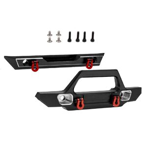 المصد الأمامي والخلفي من الألومنيوم للسباق من CODA للسيارة الزاحفة المحورية SCX24 Jeep Wrangler AXI00002 1/24 RC in Kuwait