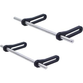 FACCNOY Metal Adjustable Front Rear Modular Bumper Bull Bars for 1/10 RC Crawler Chassis LCG TRX4 SCX10 Capra Dodge Power Wagon Upgrade Parts (Black)