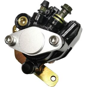 Vanlison Rear Brake Caliper Assembly with Pads Fits for Yamaha Warrior 350 YFM350X Banshee 350 YFZ350 Wolverine 350 YFM350FX Raptor 660R YFM660R Without Parking Brake 1UY-2580W-01-00