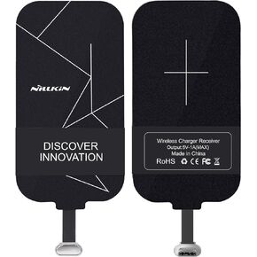 [Short Version] Type C Wireless Charging Receiver, Nillkin Magic Tag USB C Qi Wireless Charger Receiver Chip for Google Pixe 6a/5a/2/3a/Nexus 6P A53 A52 and Other USB-C Phones