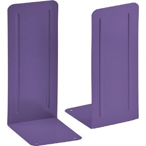 مساند كتب معدنية فاخرة من Acrimet Jumbo مقاس 9 بوصة (شديدة التحمل) (لون أرجواني) (زوج واحد)