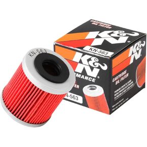 K&N Motorcycle Oil Filter: High Performance, Premium, Designed to be used with Synthetic or Conventional Oils: Fits Select Aprilia, Derbi, Husqvarna Vehicles, KN-563