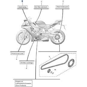 Yamaha Motors ELEMENT ASSY, OIL 5GH-13440-80-00
