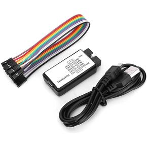 USB Logic Analyzer Device, USB Cable 24MHz 8 Channel Input Memory Logic Analyzers Mini Digital Pocket Size,Logic Analyzer