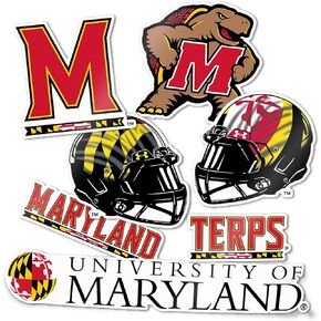 Desert Cactus University of Maryland Terrapins UMD Terps Stickers Vinyl Decals Laptop Water Bottle Car Scrapbook T2 (Type 2)