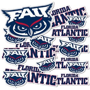 Desert Cactus Florida Atlantic University FAU Owls Stickers Vinyl Decals Laptop Water Bottle Car Scrapbook T1 (Type 1-1)