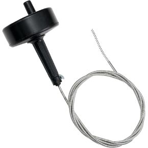 Drain Auger, Drain Snake, Drain Clog Remover, 1/4" x 15' with Drum - Plumbing Tools - Durable, Rust-Resistant & Multi-Size for Household Clogs