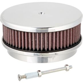 Billet Specialties 15129 6-3/8" Round Polished Billet Air Cleaner
