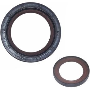 RACEGUY 12585673 Engine Front Crankshaft Oil Seal for Chevr-olets Chevy Silverados 2500 Ca-maro H2 H3 GMC GM Parts Rubber Timing Cover L-S Fit Sierra OEM# 296-02 Cad-illacs CT-S -V Oil 6.2/4.8/6.0
