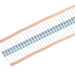 uxcell 100Pcs 39K Ohm Resistor, 1/2W 1% Tolerance Metal Film Resistors, Lead, 5 Bands for DIY Electronic Projects and Experiments