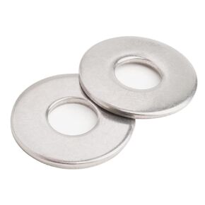 1/4" USS Flat Washers, 18-8 (304) Stainless Steel Flat Washers, Pack of 100