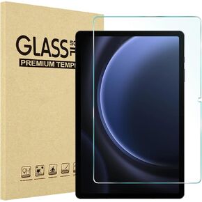 ProCase 2 Pack Screen Protector for Galaxy Tab S9 FE Plus/S9 Plus/S8 Plus/S7 FE/S7 Plus 12.4 inch 2023, 9H Tempered Glass HD Clear Film Guard for Tablet SM-X610/X810/X800/T730/T970