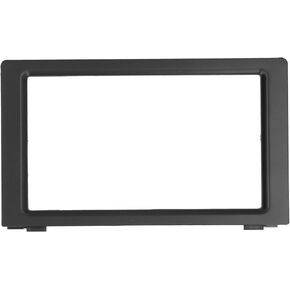 Qiilu Double DIN Installation Dash Kit, Navigation Fascia Central Control Stereo Radio DVD Panel for Saab 9‑3 2007‑2010