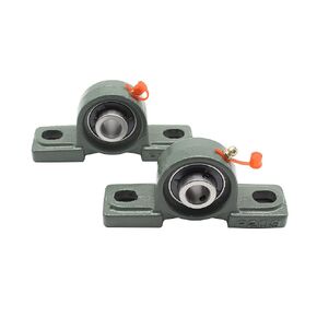 Eowpower 2 Pieces 15mm Inside Diameter Ball Mounted Pillow Block Insert Bearing UCP202