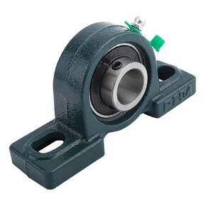 Othmro UCP204 Cast Iron Pillow Block Mounted Ball Bearing Flanged Pillow Block Bearing 0.78inch Bore Diameter Ball Mounted Pillow Block Bearings Bearing Steel Vertical Bearing with Set Screw Lock