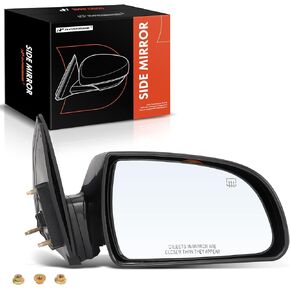 A-Premium Passenger Side Power Mirror - Compatible with Hyundai Sonata 2006 2007 2008 2009 2010 - Heated Outside Rear View Door Mirror - Replace# 87620-0A000