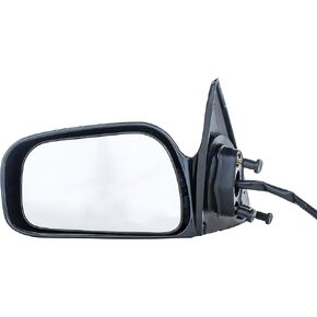Dependable Direct Driver Side Mirror for USA Built Toyota Camry (1997-2001) Unpainted Non-Heated Non-Folding Power Adjusting Outside Rear View Replacement Door (VIN #'s Starting With 1 Only) TO1320131