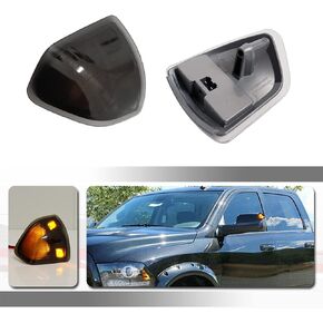 For 2011-2018 Dodge Ram 1500 2500 3500 4500 5500,2019-2022 Ram 1500 Classic Side Mirror Turn Signal Lights Smoked Lens Led Lamps