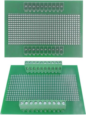 Jienk Prototype 72×100mm PCB Board with DIN Rail Mounting Carrier Housing Compatible with Arduino Kit for DIY Project Test Circuit in Saudi Arabia