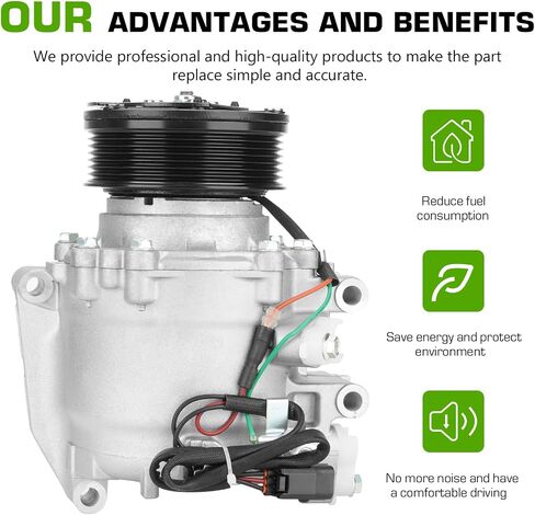 A/C Air Conditioner Compressor Clutch Fit for Honda for Civic 1.8L 2012 2013 2014 2015 12 13 14 15 for Acura for ILX 2.0L 2013 2014 2015 13 14 15 in Saudi Arabia