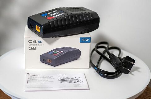 شاحن Havcybin C4 RC AC 50W 5A شاحن ليبو مدمج XT60 Plug XT مخرج لبطارية ليبو بطاريات RTR/RTF RC نموذج FPV Racing Drone in Kuwait