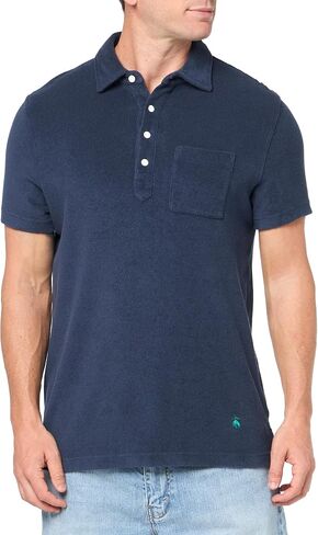Brooks Brothers Men's Terry Cloth Crew Neck Short Sleeve Polo Shirt in Saudi Arabia