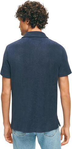 Brooks Brothers Men's Terry Cloth Crew Neck Short Sleeve Polo Shirt in Saudi Arabia