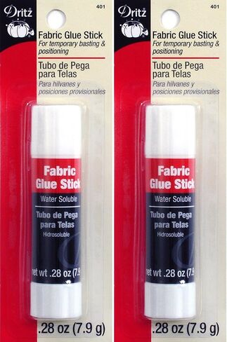 Dritz 401 Fabric Sewing and Craft Glue Stick, 0.28-Ounce (2 Pack) in Saudi Arabia
