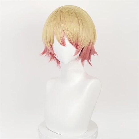 MisEino Anime PJSK Ootori Emu Cosplay Wig Women Girls Short Straight Pink Synthetic Wigs Halloween Party Costume Accessory in Saudi Arabia