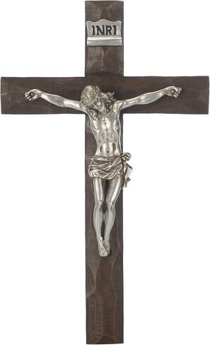 Roman Giftware Inc., Religious Crosses Collection, 11.5" H Silver Crucifix,Religious, Inspirational, Durable (1x7x11) in Saudi Arabia