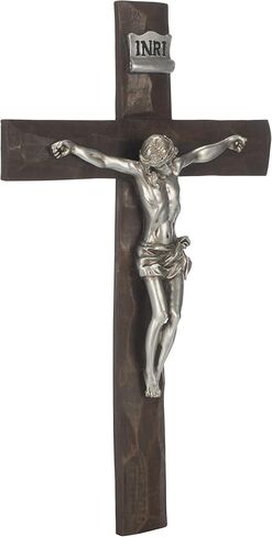 Roman Giftware Inc., Religious Crosses Collection, 11.5" H Silver Crucifix,Religious, Inspirational, Durable (1x7x11) in Saudi Arabia