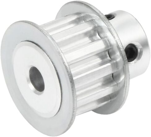 uxcell Aluminum 12 Teeth 7mm Bore 5.08mm Timing Belt Pulley for 10mm Belt in Saudi Arabia