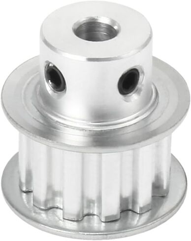 uxcell Aluminum 12 Teeth 7mm Bore 5.08mm Timing Belt Pulley for 10mm Belt in Saudi Arabia