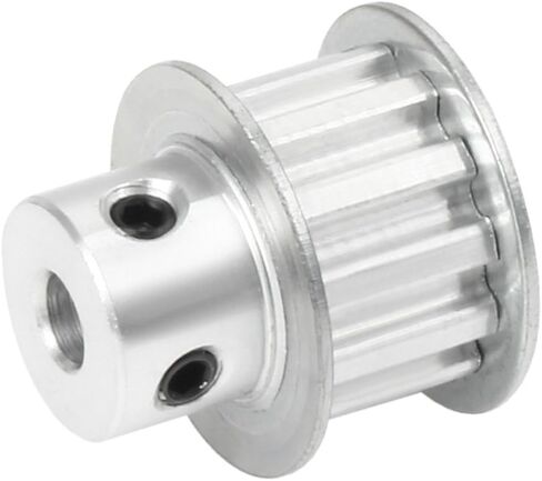 uxcell Aluminum 12 Teeth 7mm Bore 5.08mm Timing Belt Pulley for 10mm Belt in Saudi Arabia