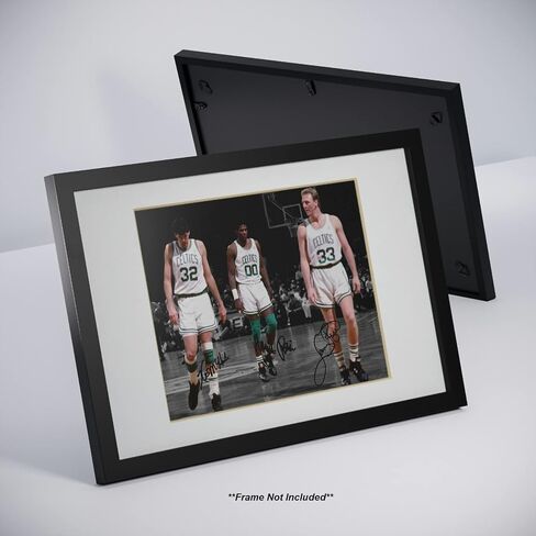 Ikonic Fotohaus Larry Bird Kevin Mchale Robert Parish Signed Photo Autograph Print Wall Art Home Decor in Saudi Arabia