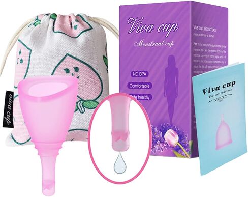 Menstrual Cup with Valve Discharge Period Cups in Saudi Arabia
