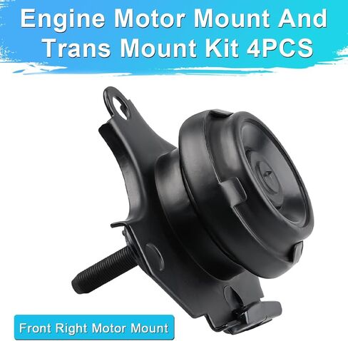WMPHE Engine Motor Mount and Transmission Mount Replacement for Honda CRV 2.4L L4 2002 2003 2004 2005 2006 Auto Trans Set of 4, Compatible with A4504 / A4506 / A6596 / A6597 in Saudi Arabia