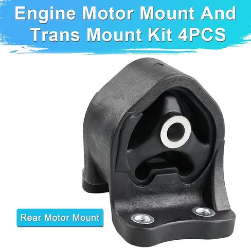 WMPHE Engine Motor Mount and Transmission Mount Replacement for Honda CRV 2.4L L4 2002 2003 2004 2005 2006 Auto Trans Set of 4, Compatible with A4504 / A4506 / A6596 / A6597 in Saudi Arabia