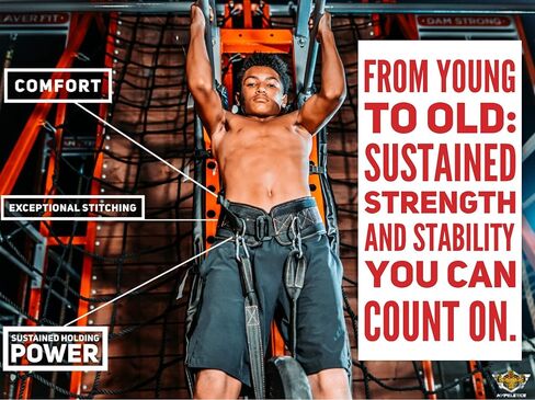 حزام غمس مرجح من Hypeletics - حزام 40 بوصة مصمم للأوزان الثقيلة يحل محل السلسلة - يحمل 300 رطل لعمليات السحب الموزونة وحزام القرفصاء - أحزمة غمس لرفع الأثقال مع سلسلة in Kuwait