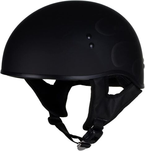 Hot Leathers Advanced Motorcycle DOT Skull Cap خوذات نصف كلاسيكية للرجال والنساء راكبي الدراجات النارية | HLT in Kuwait
