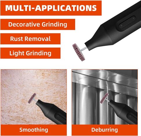 30 عبوة من أدوات الصنفرة ذات العجلات الكاشطة، 120 حبيبة 1/8 بوصة، عجلات رفرف من أكسيد الألومنيوم، أداة دوارة لطحن عجلة الصنفرة للحفر in Kuwait