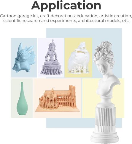 Creality Plant-Based 3D Printer Resin UV-Curing 3D Resin with High Precision Low Odor Quick Curing Excellent Fluidity PLA-Based Resin for LCD 3D Printers Rose Powder 500g (1.1lbs) in Saudi Arabia