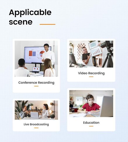 بطاقة التقاط فيديو MOYOON 4K HDMI مع حلقة ميكروفون HDMI، بطاقة التقاط ألعاب 1080P 60FPS للبث المباشر، بطاقة التقاط HDMI مع نينتندو سويتش، PS4/5 PC، Xbox One in Kuwait