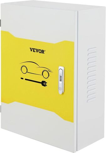 صندوق محطة شاحن VEVOR Tesla، مقاس 28 بوصة × 20 بوصة × 10 بوصة، منظم كابل صندوق شحن صندوق كابل خارجي، IP32 مقاوم للماء والغبار صندوق تغليف كهربائي فولاذي بارد، لموصل جدار تسلا in Kuwait