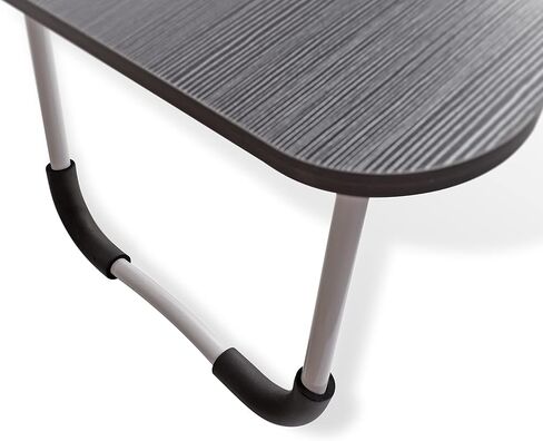BloxBerry Collapsible Lap Desk - Black Bed Laptop Table, Cup Holder, Storage Tray, Tablet Slot - Work from Home & Online Learning in Saudi Arabia