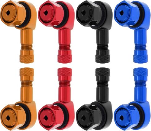 Windance 2pcs Motorcycle Wheel Tire Tubeless Valve Stems,Aluminum Alloy 90 Degree Angle Valve Air Stems in Saudi Arabia