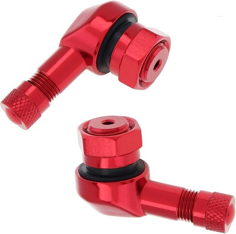 Windance 2pcs Motorcycle Wheel Tire Tubeless Valve Stems,Aluminum Alloy 90 Degree Angle Valve Air Stems in Saudi Arabia