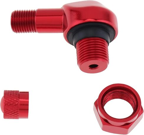 Windance 2pcs Motorcycle Wheel Tire Tubeless Valve Stems,Aluminum Alloy 90 Degree Angle Valve Air Stems in Saudi Arabia