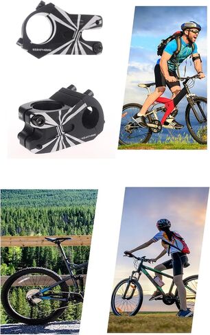 TODOT Mountain Bike Stem 31.8/25.4mm Bike Stem Short Handlebar Stem Aluminum Alloy MTB Stem for Most Bicycle,Road Bike, BMX, MTB,Track Bike,Cycling in Saudi Arabia